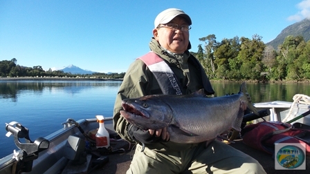 Fotos da pesca esportiva em Chaiten no Chile